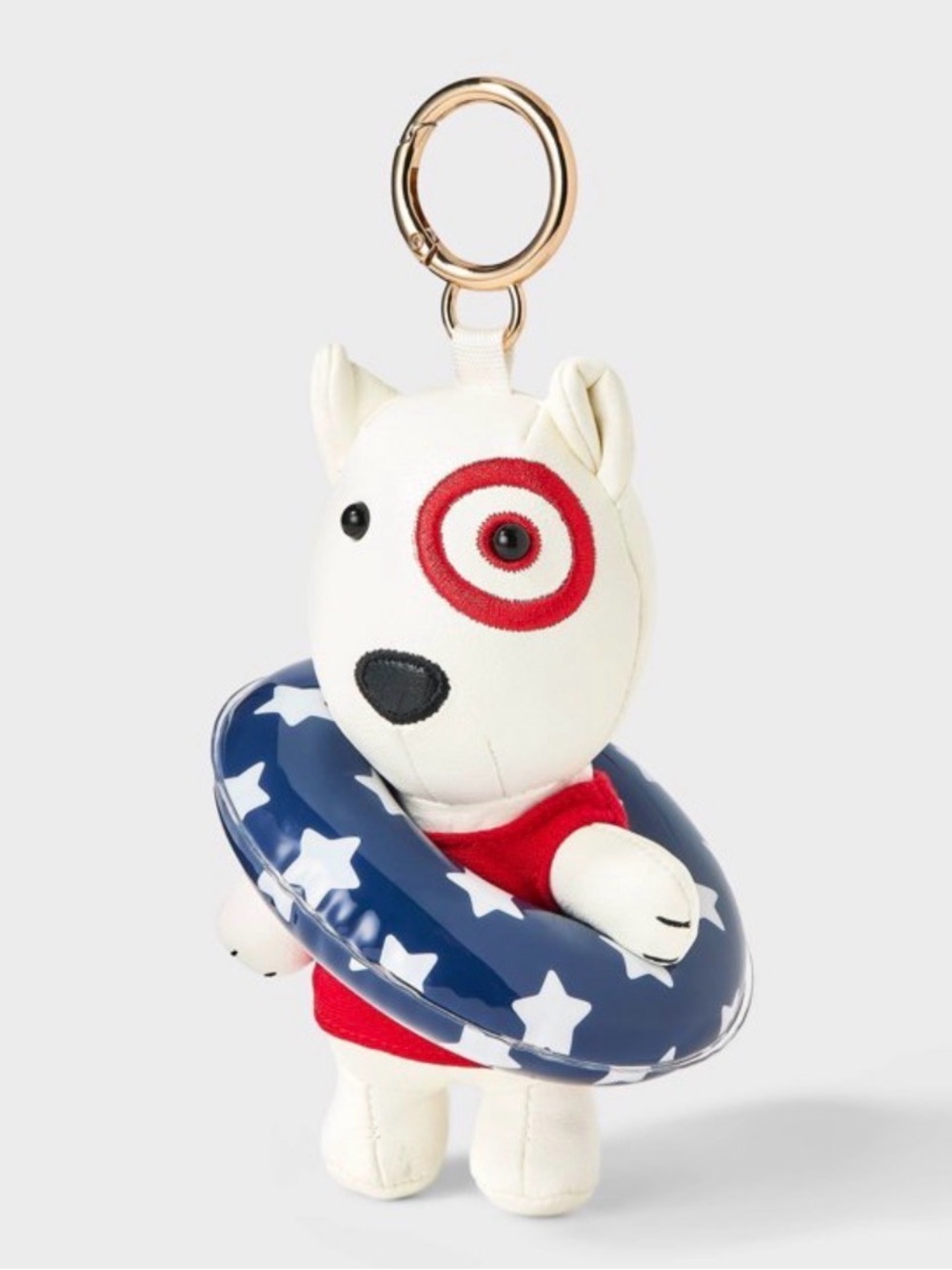 Target dog beach bullseye key chain nwt